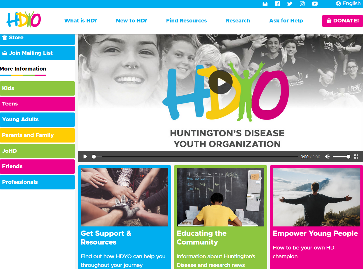 HDYO home page